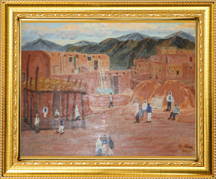 Taos New Mexico City Scene